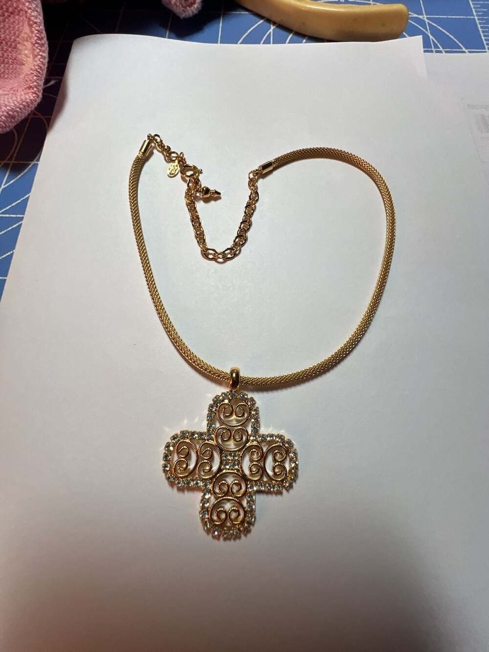 Premier designs cross pendant - Gem